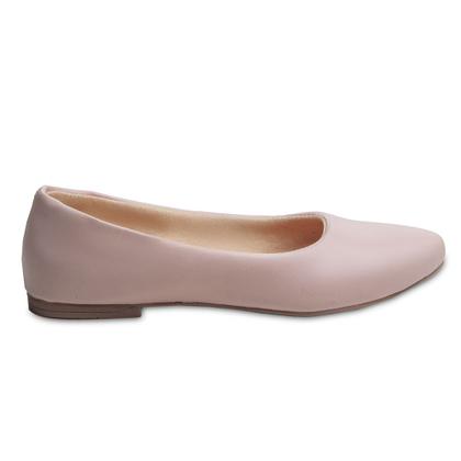 Imagem de Sapatilha Feminina Rosa Bebe Bico Fino Casual Elegante