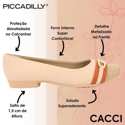 Imagem de Sapatilha Feminina Super Conforto Charme Versátil Piccadilly