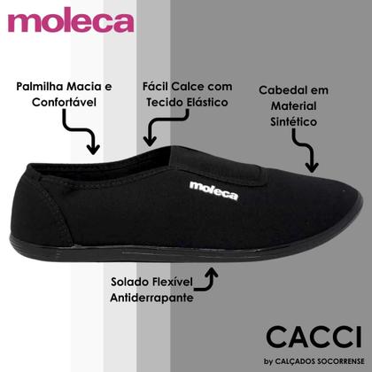 Imagem de Sapatilha Feminina Ultraconforto Dia a Dia Casual Moleca