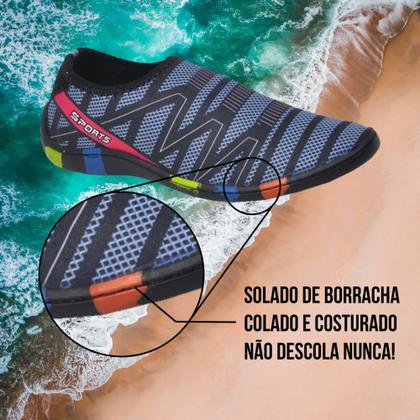Imagem de Sapatilha Hidroginástica Neoprene Com Vazão De Água Ne424