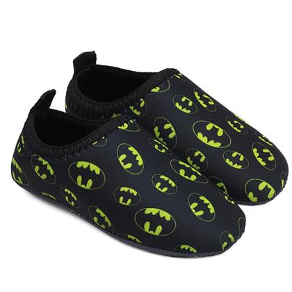 Imagem de Sapatilha Infantil Aquatica Praia Piscina Calce Facil Batman