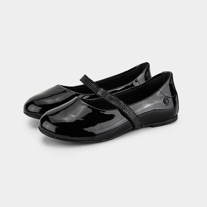 Imagem de Sapatilha Infantil Bibi Ballerina Basic Preta com Brilho