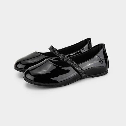 Imagem de Sapatilha Infantil Bibi Ballerina Basic Preta com Brilho