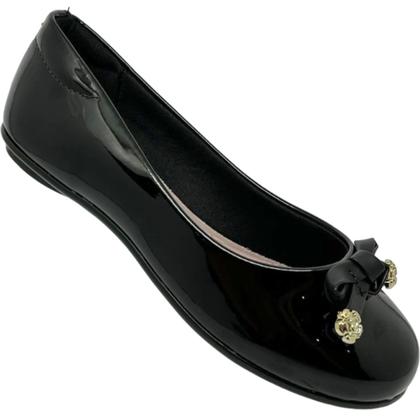 Imagem de Sapatilha Infantil Menina Casual Dia a Dia Bico Redondo com Laço Molekinha 2083.1106