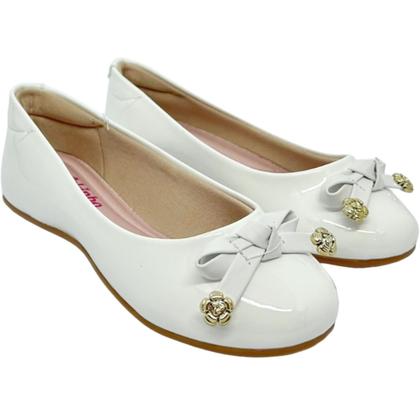 Imagem de Sapatilha Infantil Menina Casual Dia a Dia Bico Redondo com Laço Molekinha 2083.1106