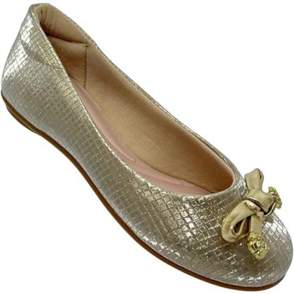 Imagem de Sapatilha Infantil Menina Casual Dia a Dia Bico Redondo com Laço Molekinha 2083.1106