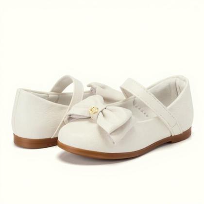 Imagem de Sapatilha infantil menina klin princesa mini 152 branco