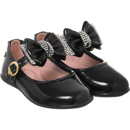 Imagem de Sapatilha Infantil Menina Laço Ponta Fivela