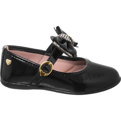 Imagem de Sapatilha Infantil Menina Laço Ponta Fivela