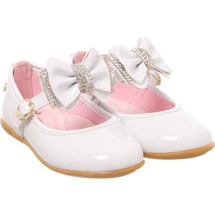 Imagem de Sapatilha Infantil Menina Laço Ponta Fivela