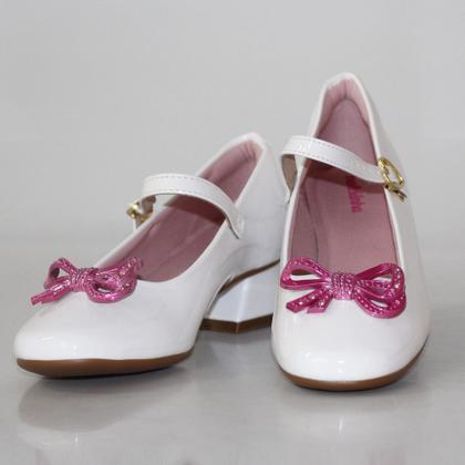 Imagem de Sapatilha Infantil Molekinha Com Salto Quadrado Preto