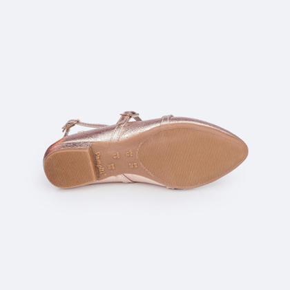 Imagem de Sapatilha Infantil Pampili Malu Tiras Cobre Rosada 481006000