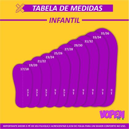 Imagem de Sapatilha Infantil Térmica Neoprene Colors Kids