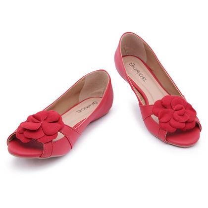 Imagem de Sapatilha LeRUCHEL Peep Toe Flor Feminino
