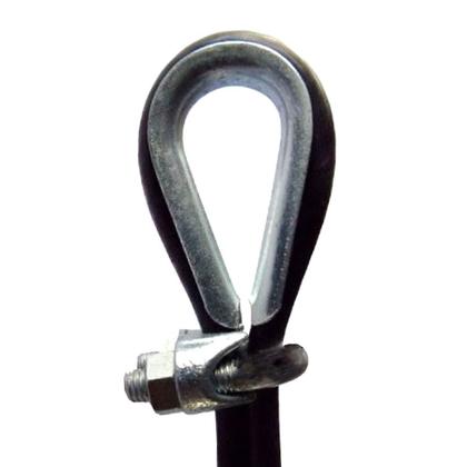 Imagem de Sapatilha Leve 3/8 Pol Anilha Para Cabo De Aço Corda * 7684