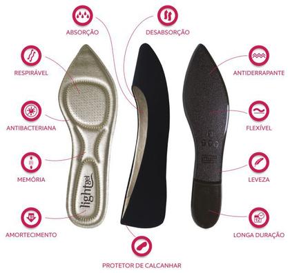 Imagem de Sapatilha Lightgel Iguana preta