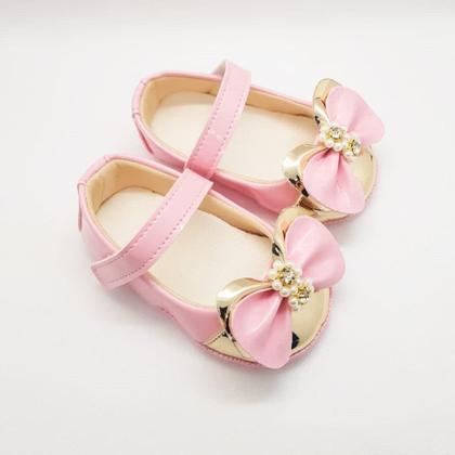 Imagem de Sapatilha Menina Infantil Verniz com Bico Metalizado