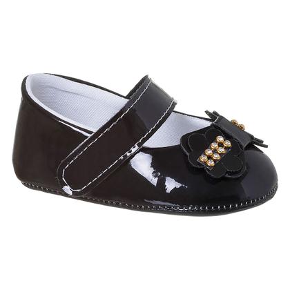 Imagem de Sapatilha Menina Laço com Strass Confortável Várias Cores