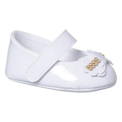 Imagem de Sapatilha Menina Laço com Strass Confortável Várias Cores