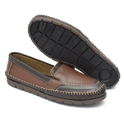 Imagem de Sapatilha Mocassim Masculina Couro Conforto Total 270