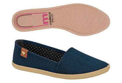 Imagem de Sapatilha moleca alpargata nobuck confortável microperfuros 