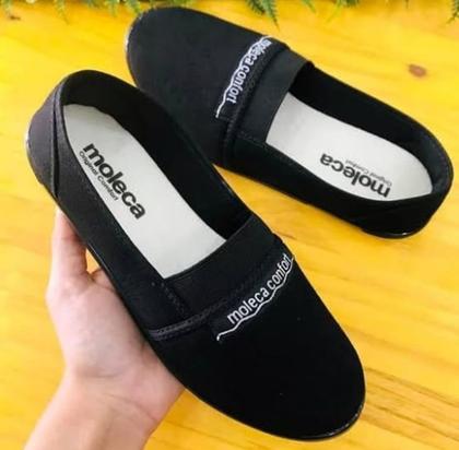 Imagem de Sapatilha Moleca Elástico Pano Tradicional Confort