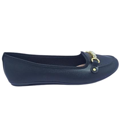 Imagem de Sapatilha Moleca Feminina Casual com Detalhe em Ponto de Luz