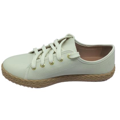 Imagem de Sapatilha Moleca Feminina Casual com Detalhe Trançado na Sola