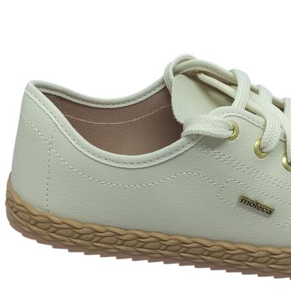 Imagem de Sapatilha Moleca Feminina Casual com Detalhe Trançado na Sola