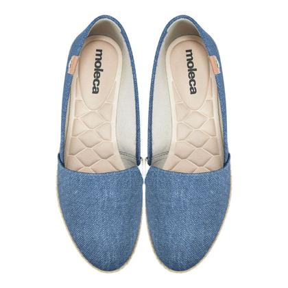 Imagem de Sapatilha Moleca Tecido Denim Fresh Marinho Feminino