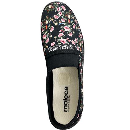 Imagem de Sapatilha Moleca Tecido Slip On Calc Facil Elastico Confort