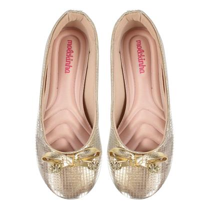 Imagem de Sapatilha Molekinha Infantil Branco Laço