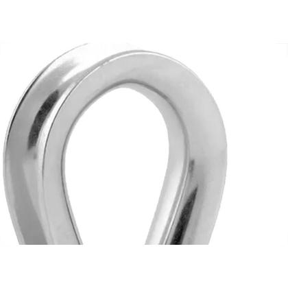 Imagem de Sapatilha Para Cabo Aco Sao Raphael 3/16'' - Kit C/50 Pecas