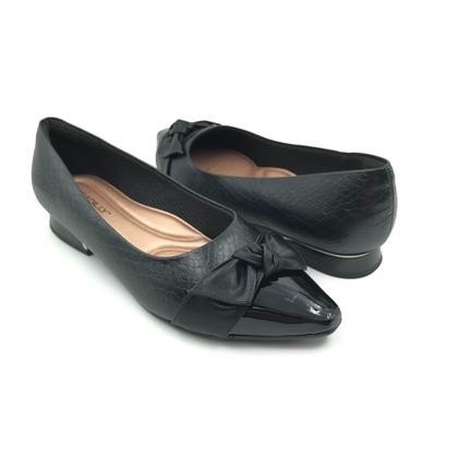 Imagem de Sapatilha Piccadilly Maxi Bico Fino Preta 279028