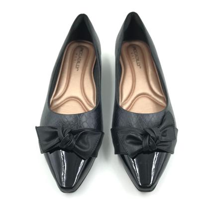 Imagem de Sapatilha Piccadilly Maxi Bico Fino Preta 279028