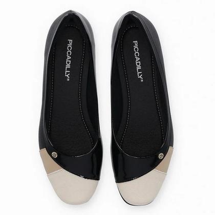 Imagem de Sapatilha Piccadilly Preto/Off White Ref: 250189-1