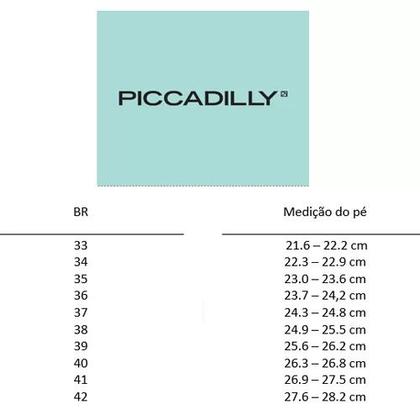 Imagem de Sapatilha Piccadilly Preto/Off White Ref: 250189-1