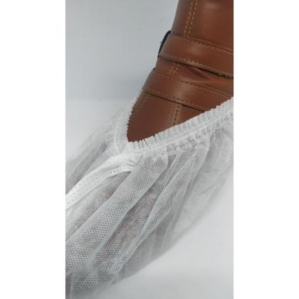 Imagem de Sapatilha Pro Pe Branco Gramatura 30 Descartável C/100