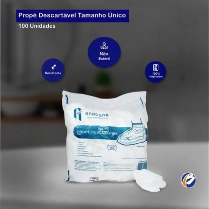 Imagem de Sapatilha Propé 20g Branca 100 unidades Anadona