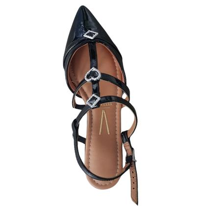 Imagem de Sapatilha Slingback Vizzano Aberto Atras Bico Fino Tira Elastica 1206.1005