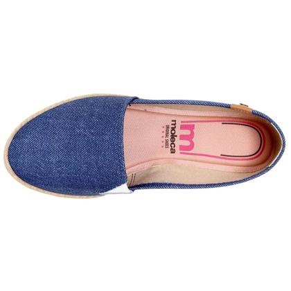 Imagem de Sapatilha Slipper Feminina Confort Moleca 5287.210.11505 Jeans N 37