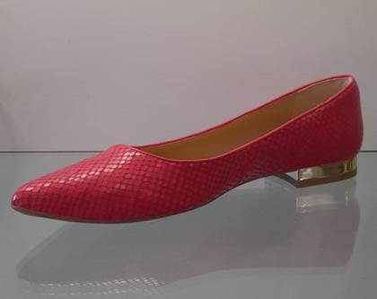 Imagem de Sapatilha Tabita Couro Cobra Pitaya