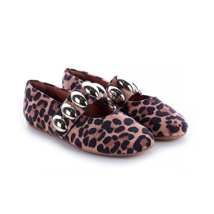 Imagem de Sapatilha Tira Metais Ivy Animal Print Onça