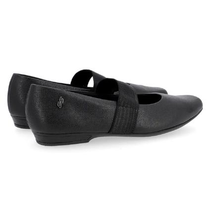 Imagem de Sapatilha Usaflex em Couro com Elástico Tipo Boneca