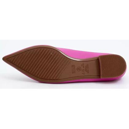 Imagem de Sapatilha Vizzano Bico Fino Salto Baixo Pelica - Pink