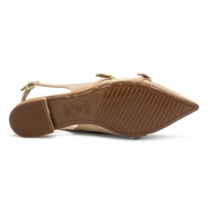 Imagem de Sapatilha Vizzano Feminina Slingback Fivelas Salto Rasteiro 1206