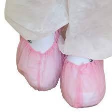 Imagem de Sapatilhas Propé Descartável Tnt - Rosa C/100