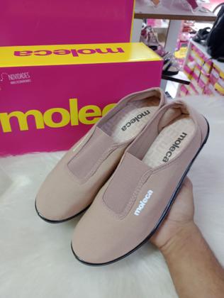 Imagem de Sapatinha  Moleca Tecido Brim Sider 520.43