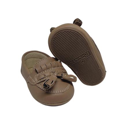 Imagem de Sapatinho Bebe Tenis Infantil Mocassim  Masculino Luxo Menino Manozinhos  Baby Ref.0002