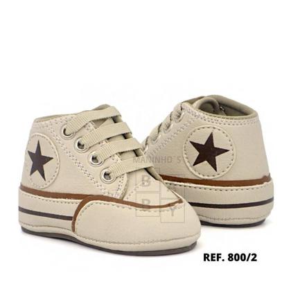Imagem de Sapatinho Bebe Tenis Masculino Infantil Menino RN Manozinhos Baby Ref.800/2